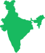 india map green